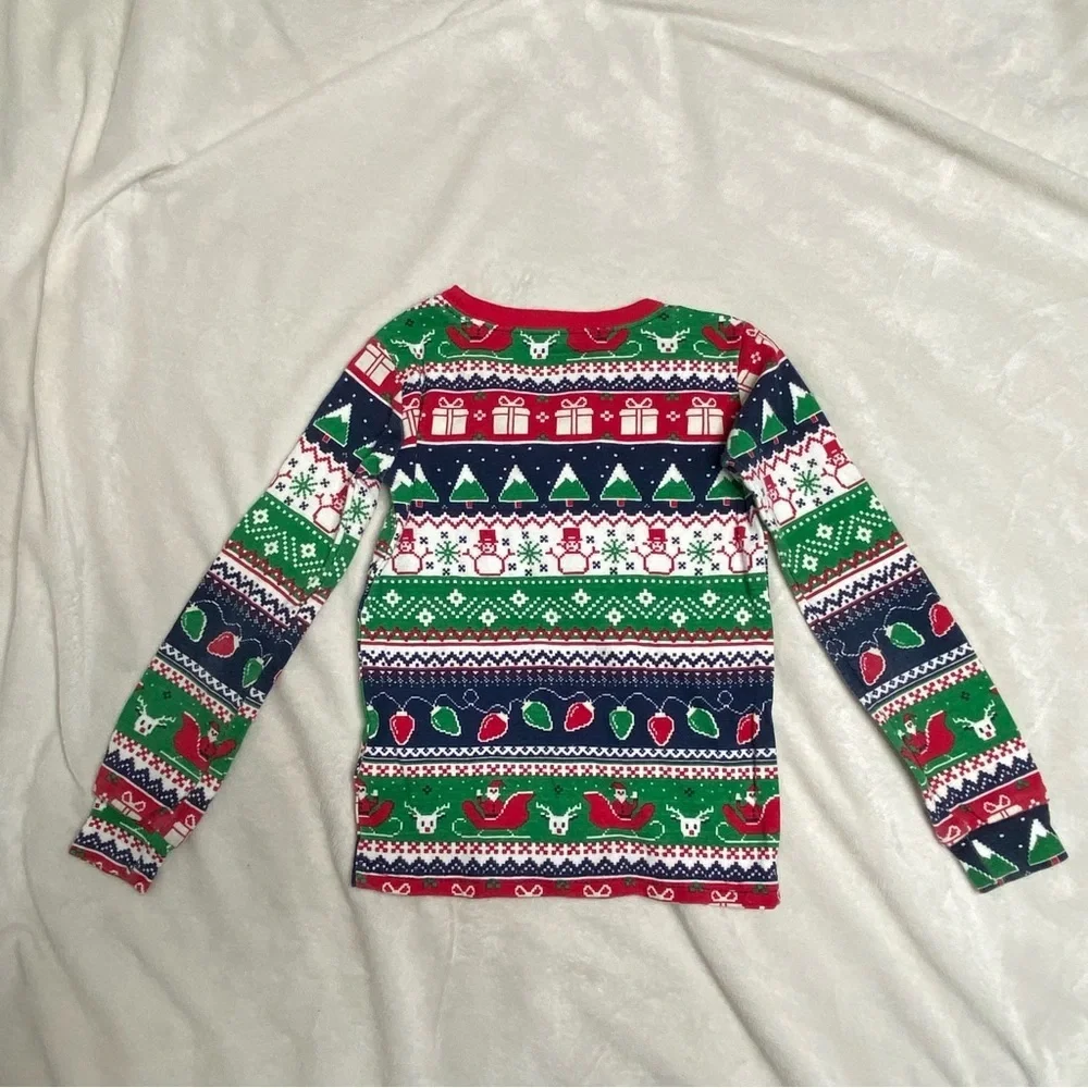 The Children’s Place Glow in the Dark Holiday Fair Isle Pajamas